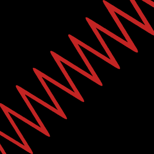 Black Patch & Red Stitch
